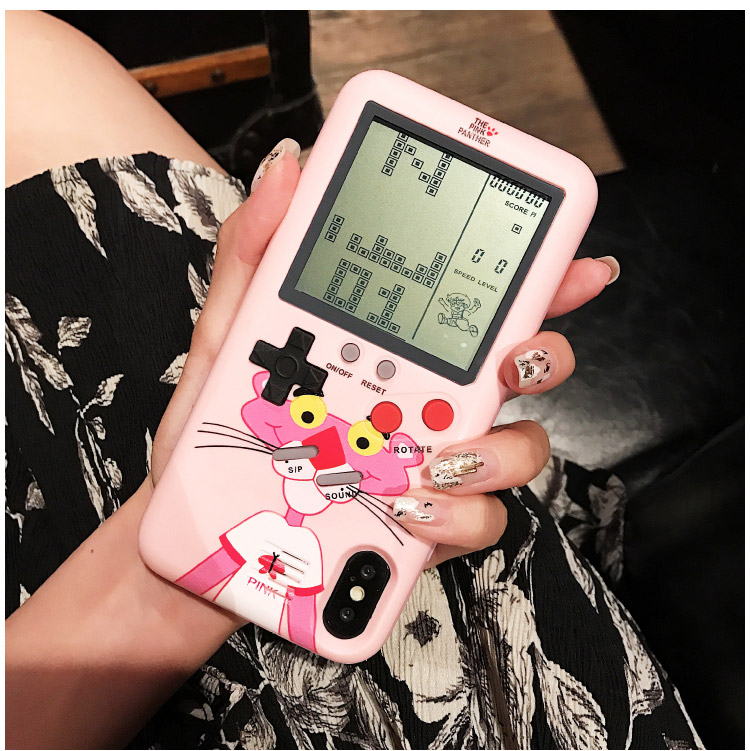 遊戲手機殼 俄羅斯方塊懷舊減壓防摔手機套