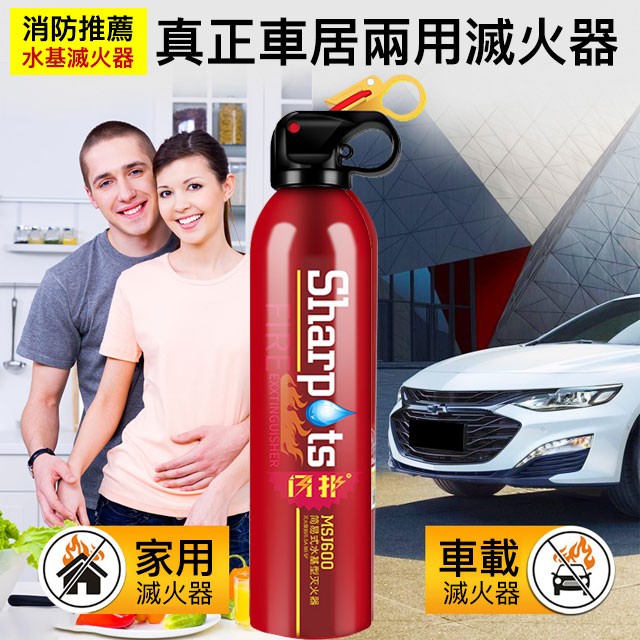 家用車載雙效滅火器